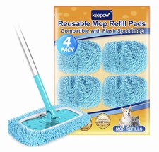KEEPOW Reusable Mop Pads